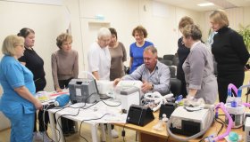 На базе «Центра паллиативной медицинской помощи» прошла выездная респираторная школа 